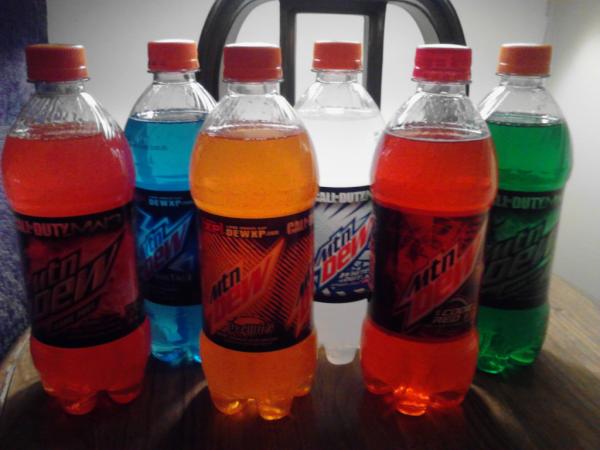 breevonderhaar's tweet image. Best gift ever :) I've only had regular Mtn Dew and now I have the chance to try six more. Biggest problem? #whichfirst