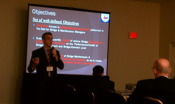 AgileAssets's tweet image. Dr. Pascal Laumet presenting on #BridgeInspection and #BridgeMaintenance with #AgileAssets! #TRBAM