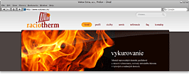 MarlowDesign's tweet photo. Ďalšia nová stránka z dielne Marlow Design. Tento krát pre spoločnosť Raciotherm. http://t.co/kr3YRBep http://t.co/4TS9XFR4