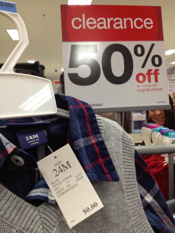 randyyim206's tweet image. Sooooo 50% off nothing, get it while you can! #targetfail