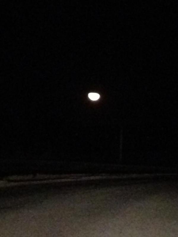 JordynJorgenson's tweet image. #moon is super low tonight. I don't have a sweet @THEmCAM like @EYBTM but here it is in relation to my #highwaydrive