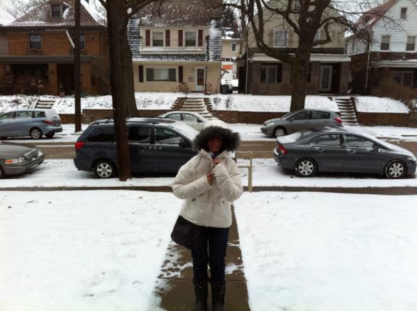 Un saludo a todos nuestros followers desde US. Esto si que es frio!