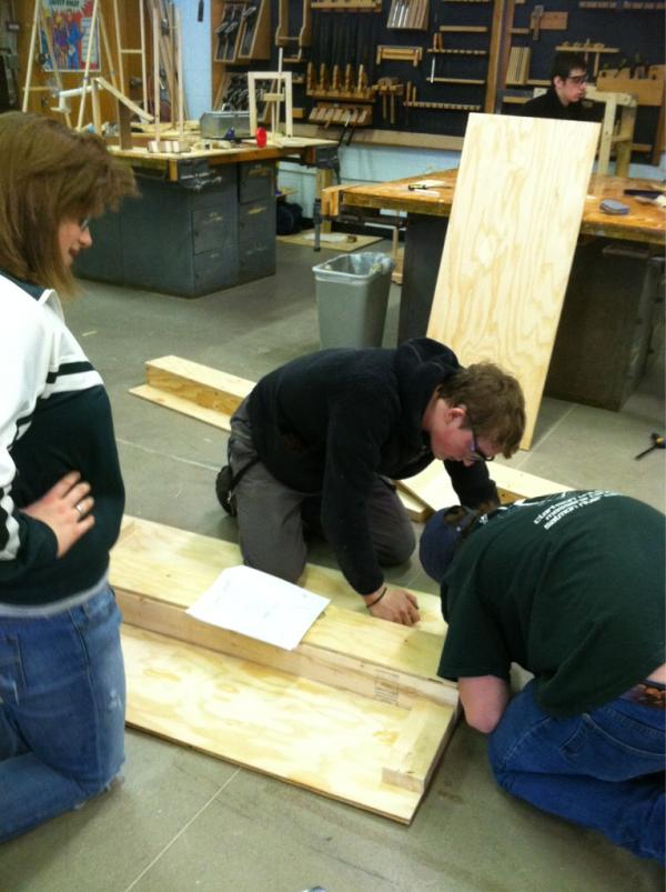 First Saturday meeting and well on our way to having our field components done