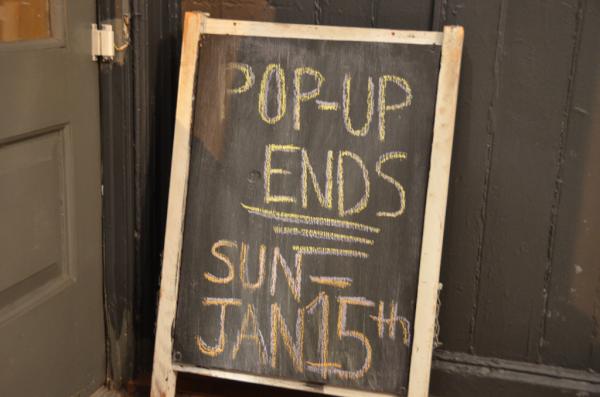 One last day for our first pop up is tomorrow. We've sold 80% of what we have made. Amazing!