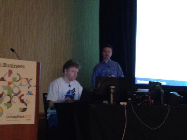 mattwhite's tweet image. @stickfight and @jrobichaux are presenting #LS12 #javadebugging