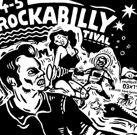 advertisingcake's tweet photo. Rockabilly on work, by Zsolt Vidak - Illustrator - Hungary: http://t.co/u4u7YO4x @zsoltvidak http://t.co/jsPXYyL4