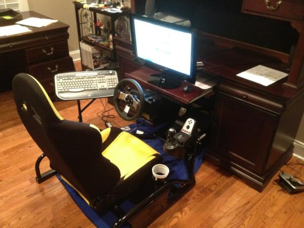 SimRaceGear's tweet image. Another way to use our new cockpit