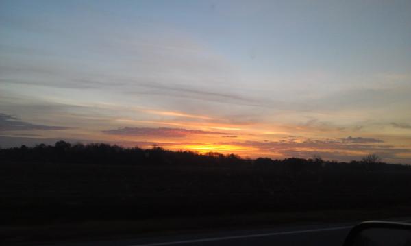 Listening to some taize worship while taking in the view on the way to Savannah