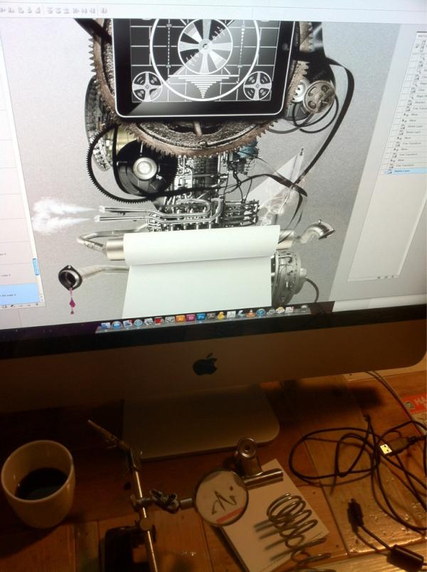 Je hoeft niet technisch te zijn om alsnog de illusie te wekken. 
#photoshop #illustratief #fotografie #grafisch