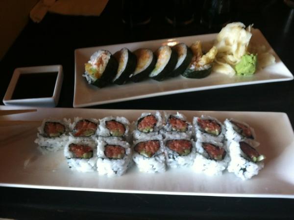 TonyAceroAuthor's tweet photo. Interview with @LosEinstein and sushi for lunch. Bomb.com (Don't actually visit that site, it has no correlation...) http://t.co/dc7cZFLP