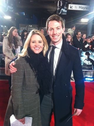 owol's tweet image. Red carpet at WIB with Sky's Lucy Cotter