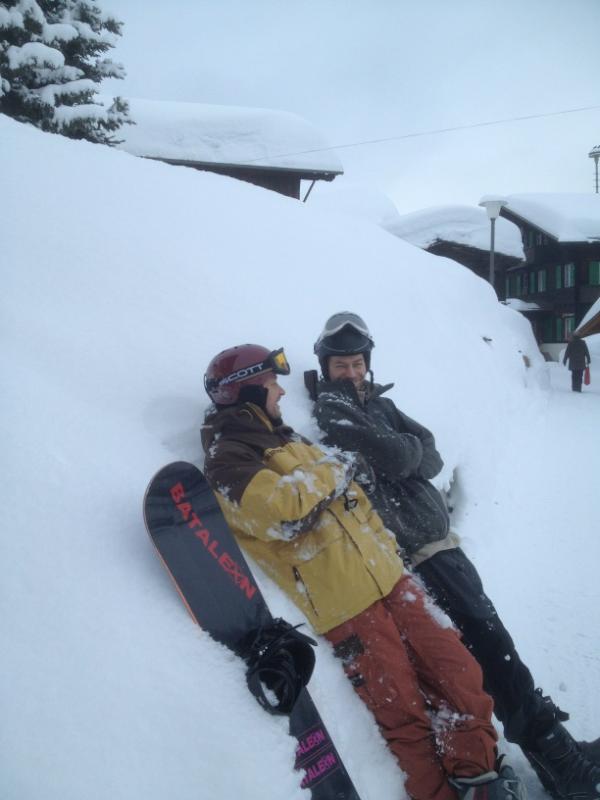 jenschr's tweet image. Sweet! Heaps of snow @ Murren #gotoandski