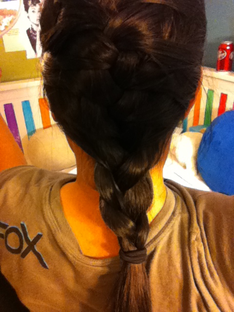 Steenin's tweet image. There's another braid in the front of my head... #braidception