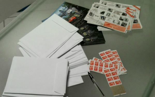 Mailing pour les voeux 2012 en cours de préparation !