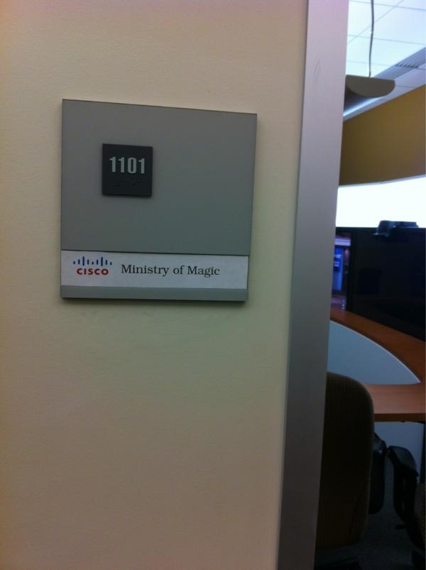 lauren_705's tweet image. Hanging out at Hogwarts...I mean Cisco Canada this morning. #übergeek