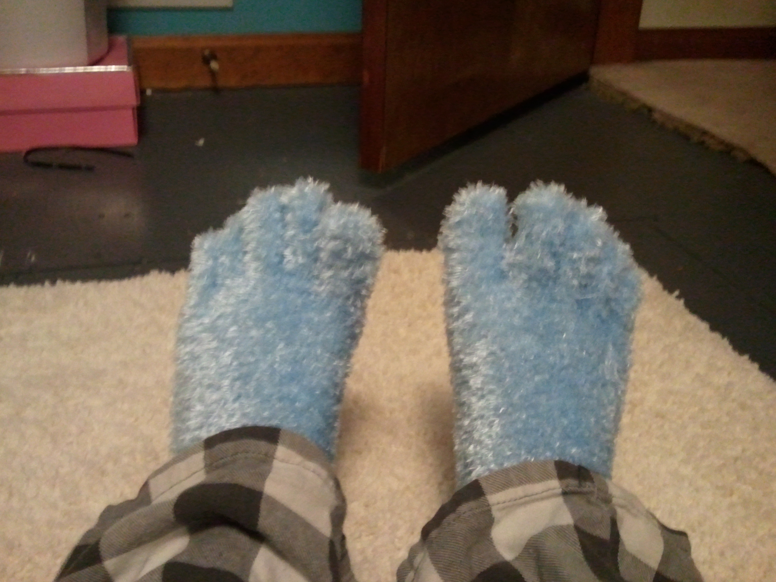 Courtney on X: fuzzy toe socks? #talkaboutagoodnight   / X