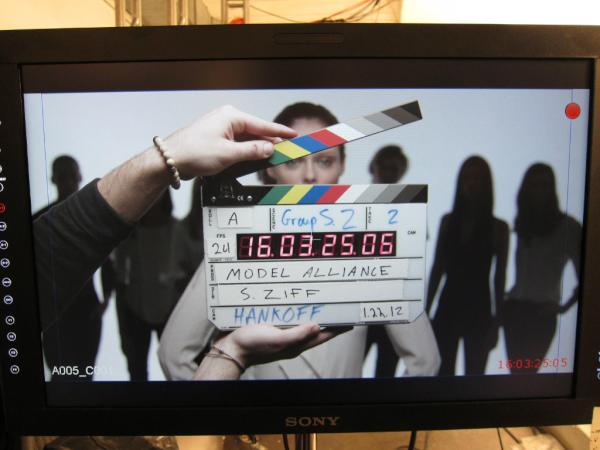 ModelAllianceNY's tweet photo. Can you guess the #supermodel in this behind the scenes shot from our upcoming @ModelAllianceNY video campaign? http://t.co/NG1a1Yhx