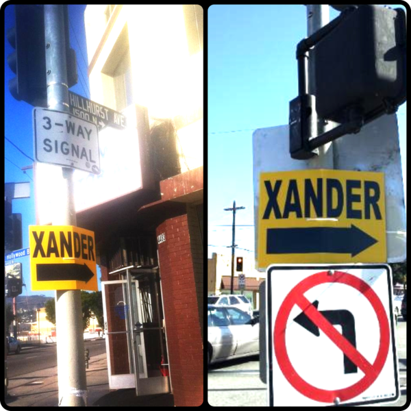 Xanders_Plan's tweet image. All around town.