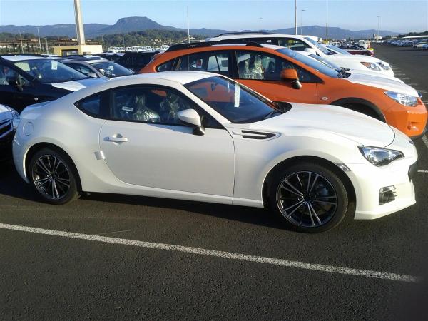 carmoocher's tweet image. The first shipment of #SubaruBRZ's have arrived in Australia! This photo taken today in Wollongong.
