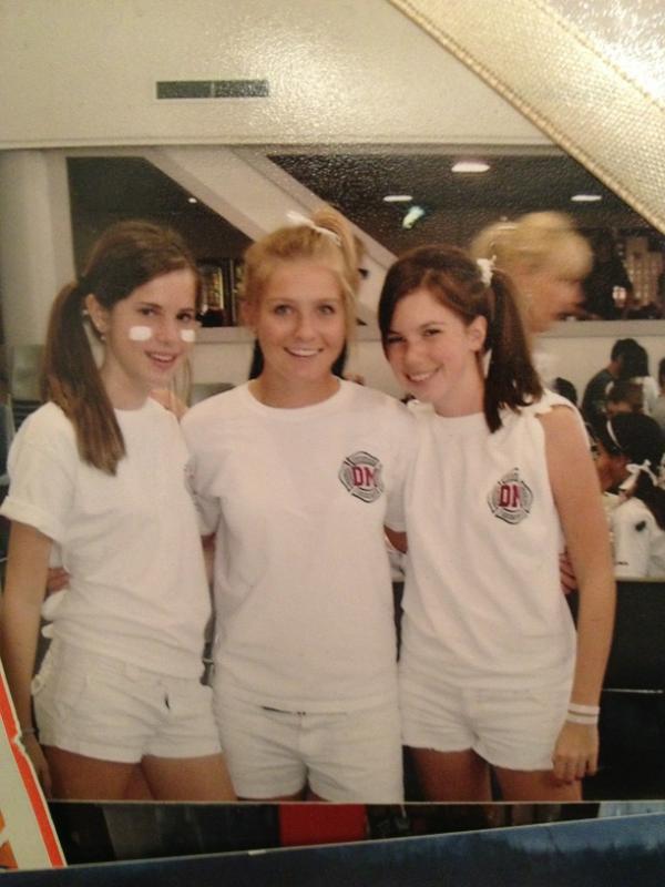 amac315's tweet image. @kileyjeans @sarahkunks sophomore year...such babies! #dmwolves #triplets
