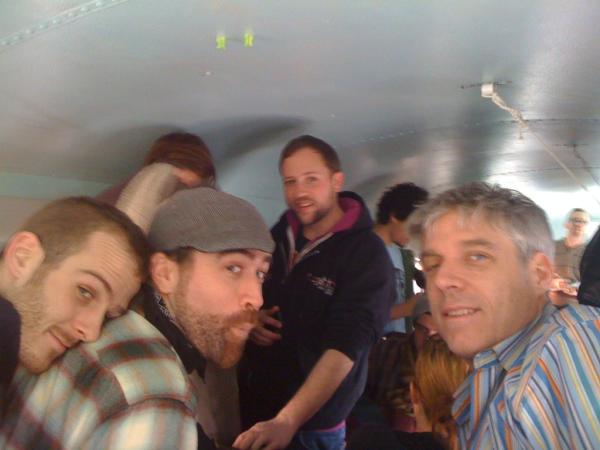 OccupyWallStNYC's tweet photo. Sully is taking attendance on the #OWSBus. About 2 set off 4 Providence! #occuTrip http://t.co/VS4S4kxc