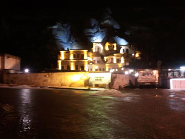 The hotel across the street.