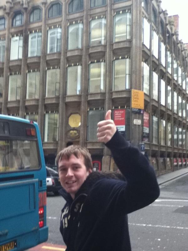 Padgett_Aaron's tweet photo. @ArchUCLAN @CMNelson92 living it up in Liverpool http://t.co/OAh7gj1f