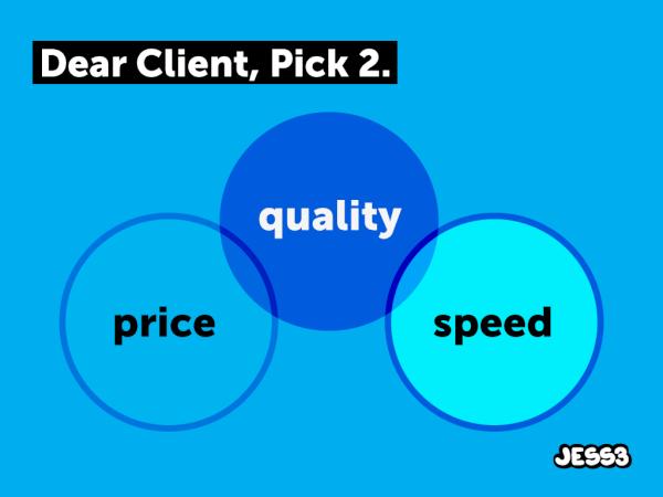 JESS3's tweet photo. Dear Client, pick two. http://t.co/alO3ySQB