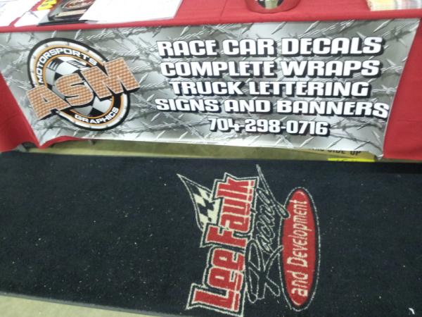At the Charlotte Racing Expo with Lee Faulk Racing