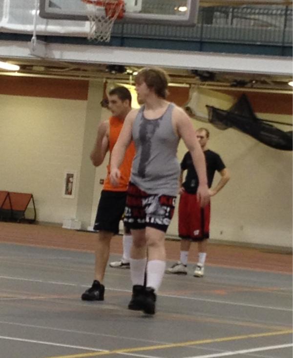 KatieColey's tweet image. His back matches his chest.. And His boxers say #kissme Umm.. I'd  #rathernot #eww
