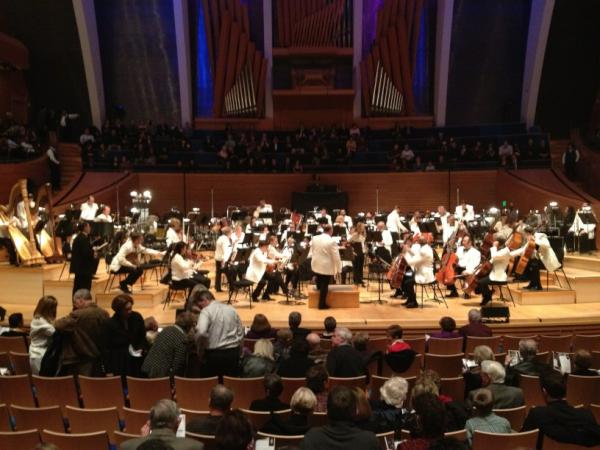 Correction - Wife and I are hanging with the Kansas City Symphony tonight