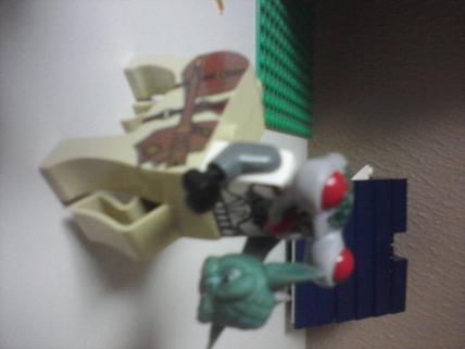 no_wegh's tweet image. fire breathing alien squid centaur. #funwithlegos