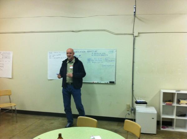 IdeakickSEATTLE's tweet photo. An interesting ideas from @rgseattle about crowd sourcing geolocated video. http://t.co/QlZ3Swg6