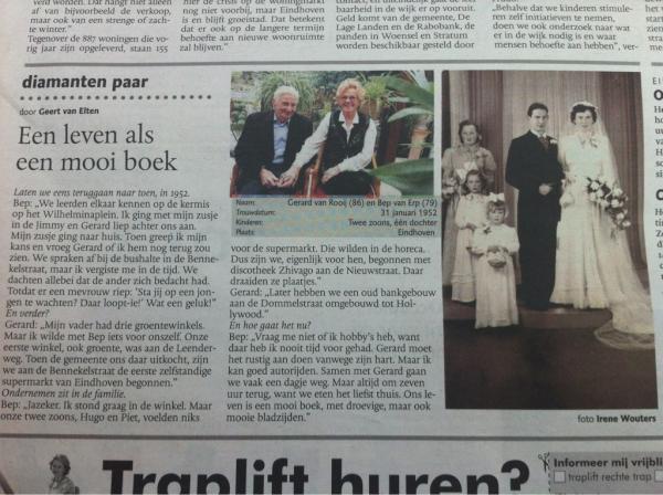 Opa & Oma 60 jaar getrouwd #trots