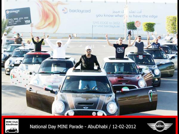 MiniClubAD's tweet image. National Day MINI parade on the 2nd Dec 2012 -