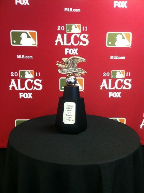 BrandonGillespy's tweet image. ALCS Trophy!!!!