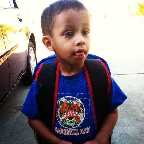 brittaniev's tweet image. #packpack boy 😊