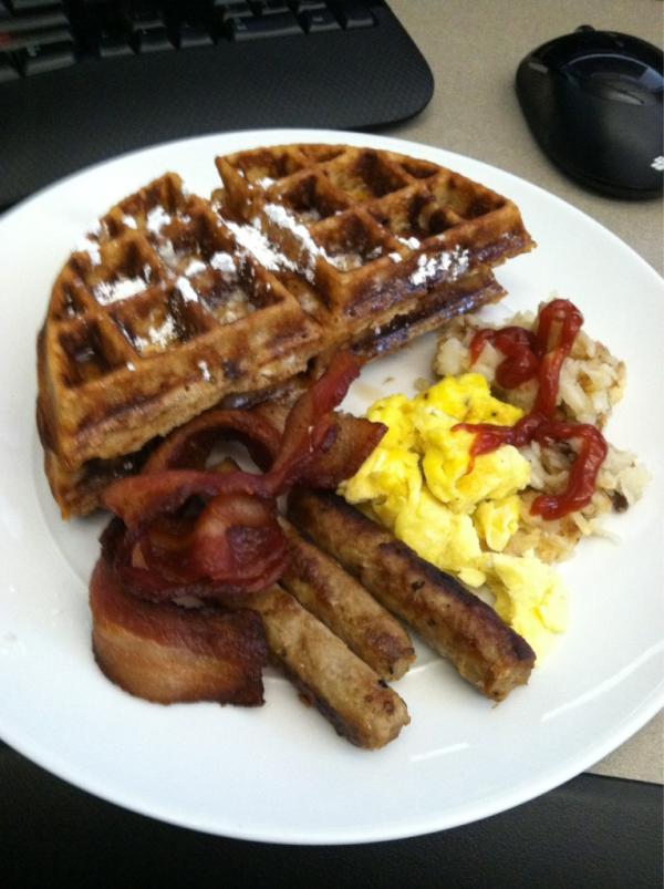 geejbee's tweet image. this was supposed to be your breakfast, @djdizzi - it was delicious! #doubletimeawesomeness