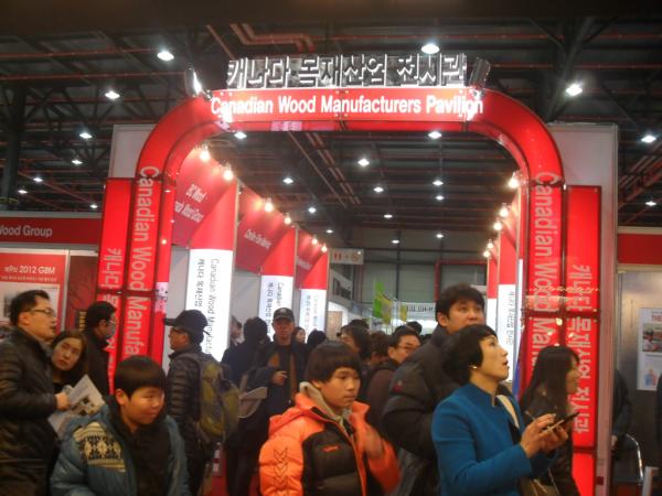 BCWOODKOREA's tweet photo. Today is last day BC Wood Trade Show in Korea (28th MBC Construction Show @ SETEC). http://t.co/Vzp9IJ37