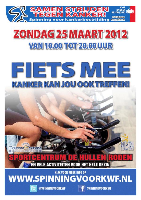Ook Flying Red doet mee aan de spinningmarathon, welke echte 'flyingredders' helpen ons mee ??? Laat het ons weten #KWF