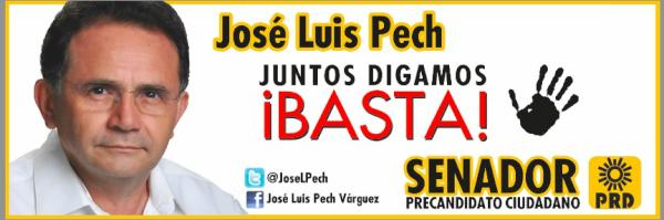JoseLPech's tweet photo. Amig@s: anexo a ustedes el cartel con que iniciaré mi campaña como precandidato. http://t.co/HZcZVvkH