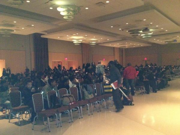 MSUFollowers's tweet image. It&apos;s getting packed in here #SpitYoGame