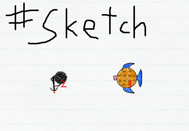 auroragaming's tweet photo. I present to you, the Wafflefish. #Sketch http://t.co/vIzS7SsL