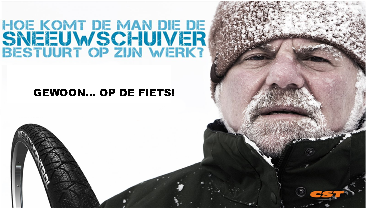 Ook verkrijgbaar @sterfietsen, de CST Sensamo Winter-/4 seizoenen band. Voor slecht €34,95 het hele jaar veilig op pad.