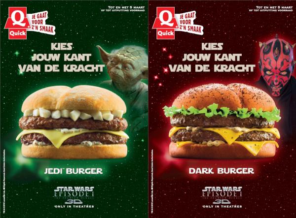 Ta Da Dam Ta Da Daaaaaaaam... Kies jouw kant van de kracht!  FB : facebook.com/QuickBelgium