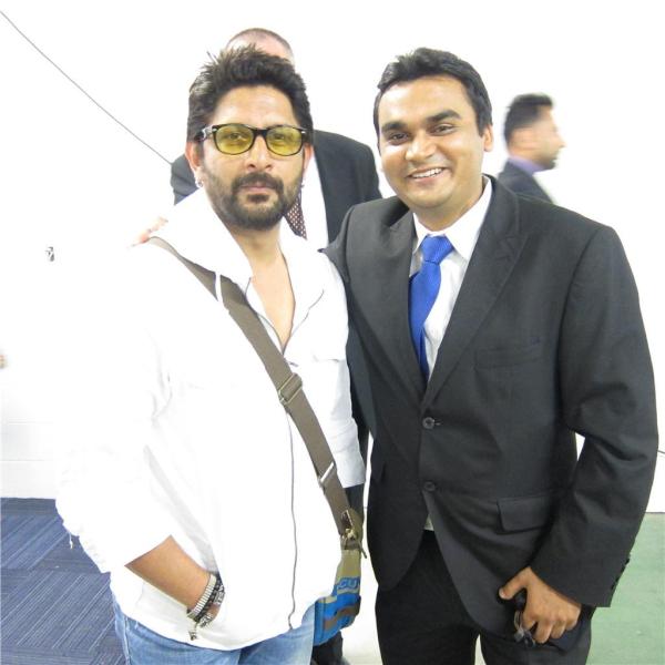@IIFAAwards2012 Met Arshad Warsi, backstage in IIFA 2012 at Toronto, Canada