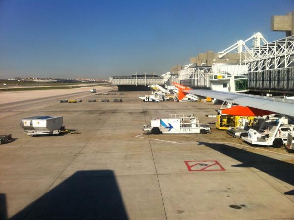 In partenza da Lisbona con 15 gradi! No comment!