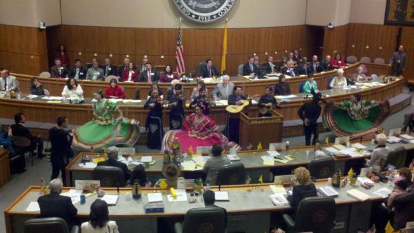 NewMexHouseGOP's tweet photo. A celebration of our diversity and culture with Centennial Day on the House Floor. http://t.co/Qm782mDA
