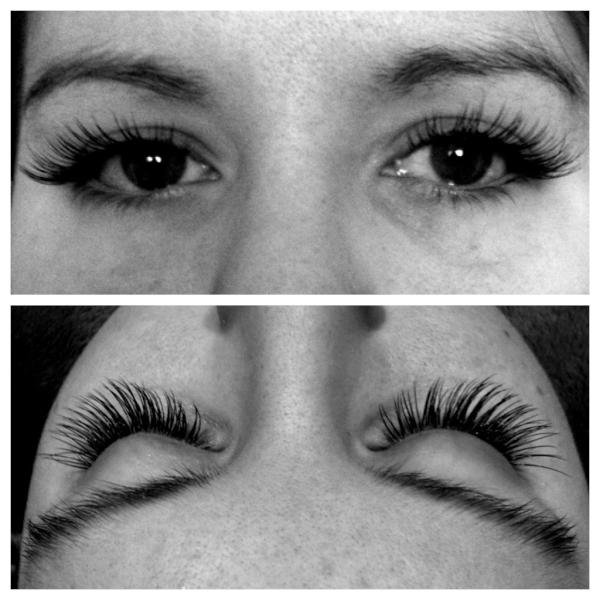 Look how gorgeous with ZERO make up on! Lash extension by Lash Affair! #allyouneedislashes