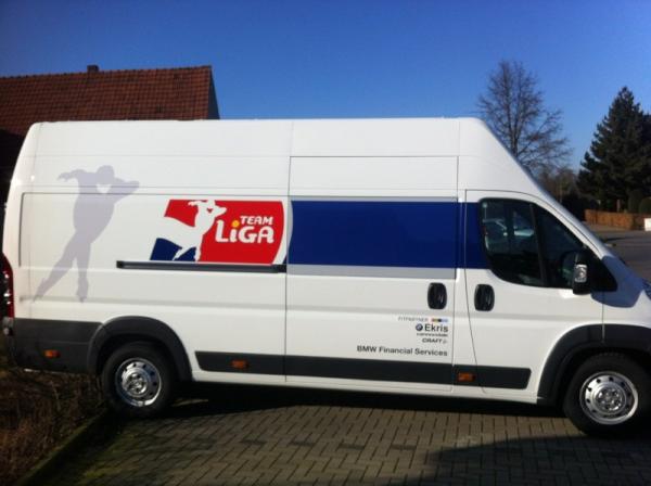 Onze nieuwe teambus #teamliga #ligaladies
